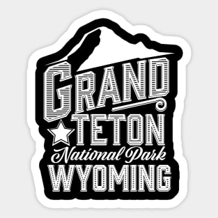 Grand Teton National Park Wyoming Sticker